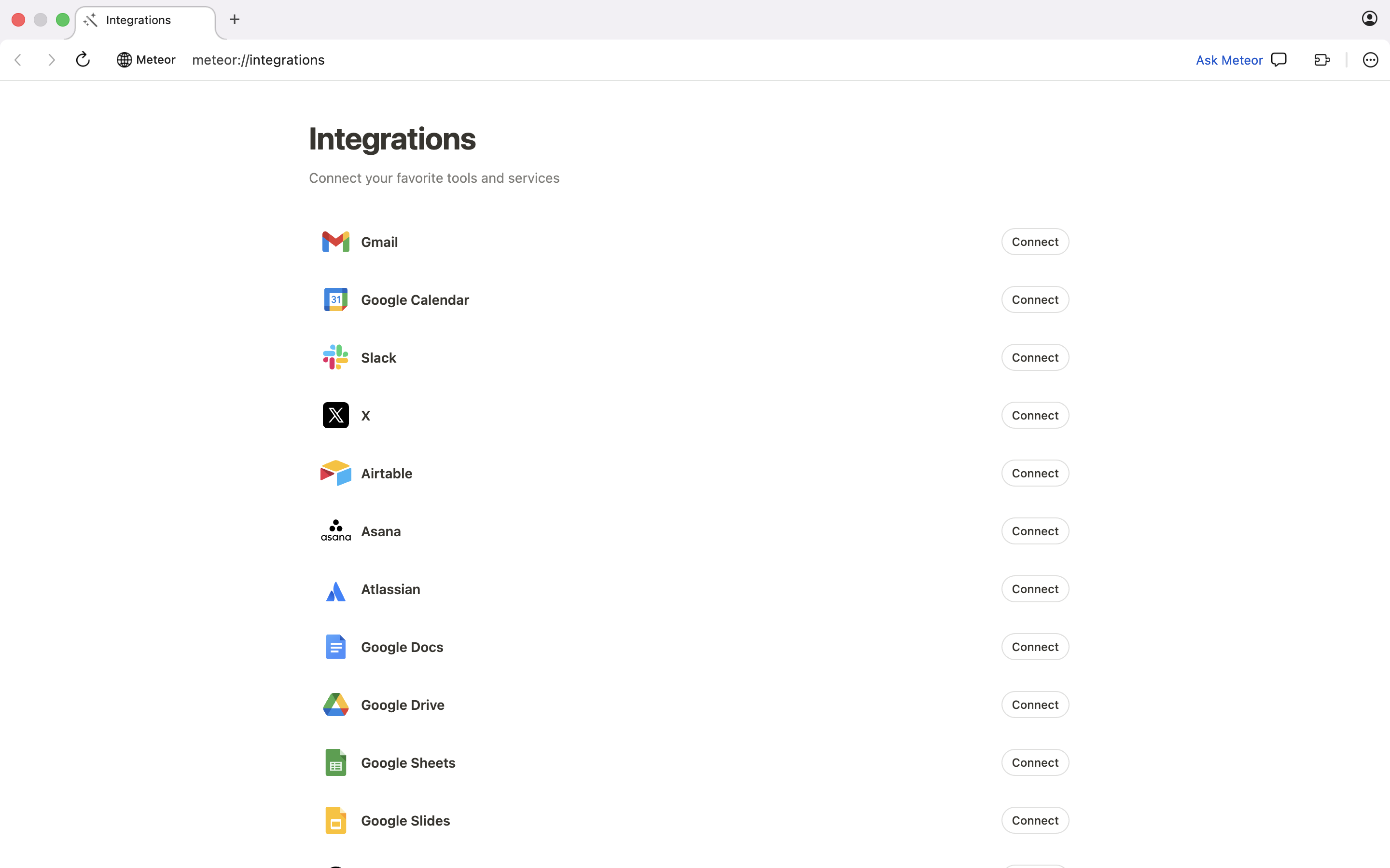 App Integrations